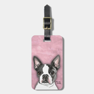 Boston Terrier Gepäckanhänger