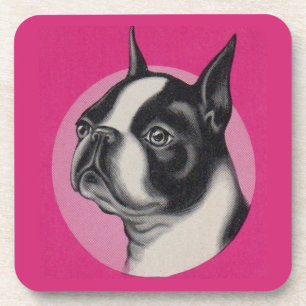 Boston Terrier Getränkeuntersetzer