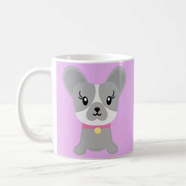 Boston Terrier Girl Dog Momma Kaffeetasse (Links)
