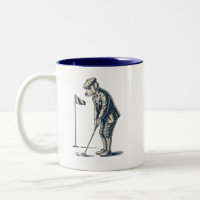Boston Terrier Golf Vintage Hund Golfen Boston Mam