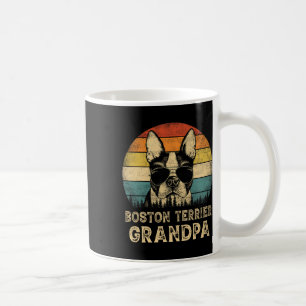 Boston Terrier Grandpa Dog Lovers Vatertag Kaffeetasse