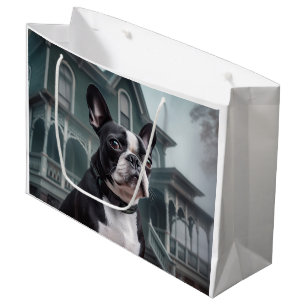 Boston Terrier Halloween Gruselig Große Geschenktüte