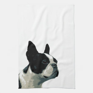 Boston-Terrier Handtuch