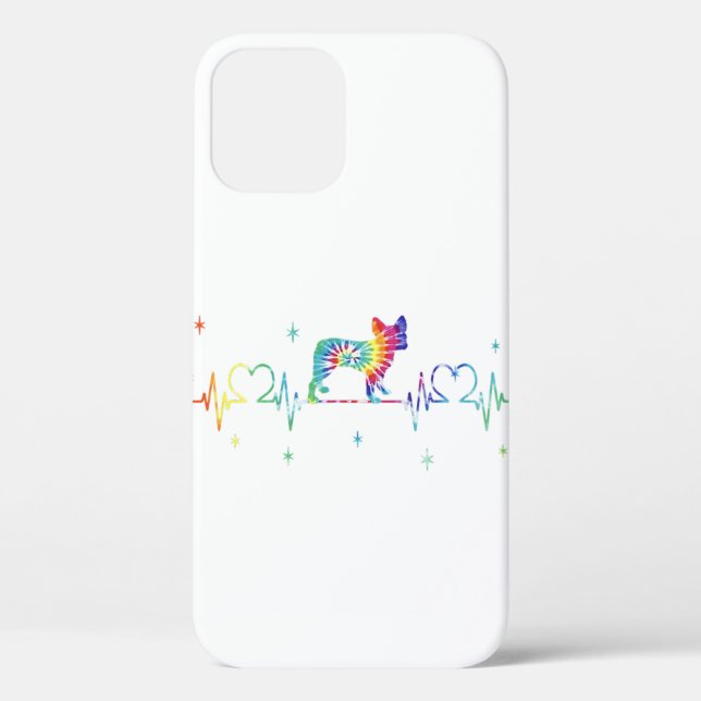 Boston Terrier Heartbeat Dog Lover Case-Mate iPhone Hülle (Rückseite)
