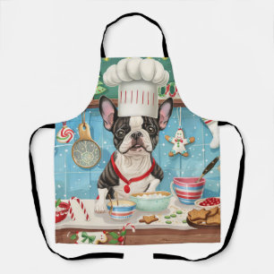 Boston Terrier Holiday Baking: Festliche Weihnacht Schürze