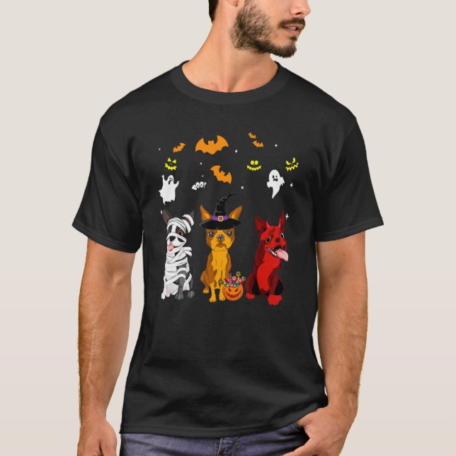 Boston Terrier Hund T-Shirt (Vorderseite)