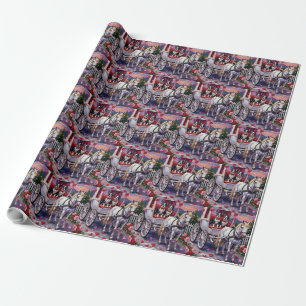 Boston Terrier Hund Valentinstag Geschenkpapier
