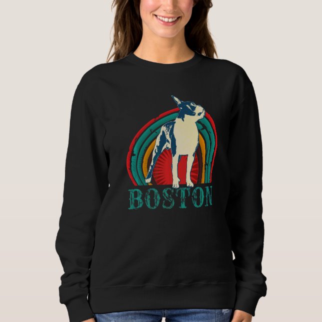 Boston Terrier Hunderasse 101 Sweatshirt (Vorderseite)
