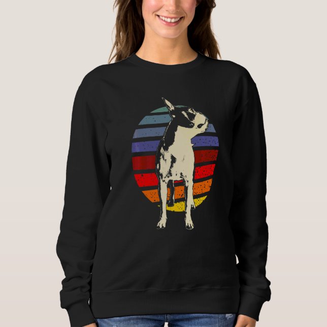Boston Terrier Hunderasse  102 Sweatshirt (Vorderseite)