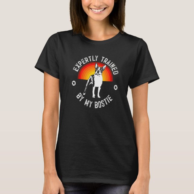 Boston Terrier-Hunderasse  108 T-Shirt (Vorderseite)