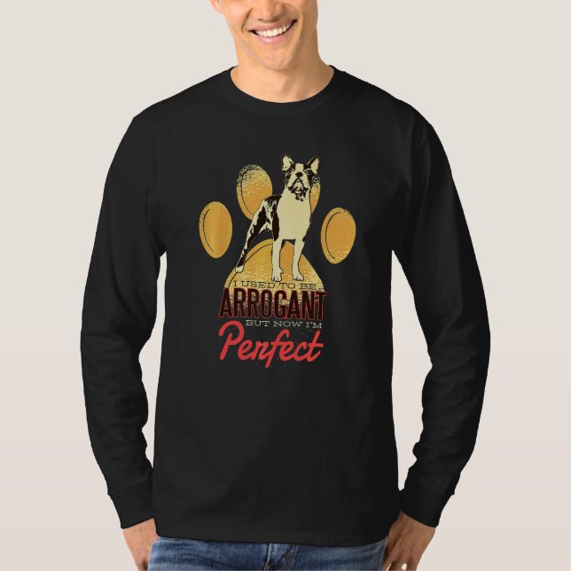 Boston Terrier-Hunderasse  161 T-Shirt (Vorderseite)