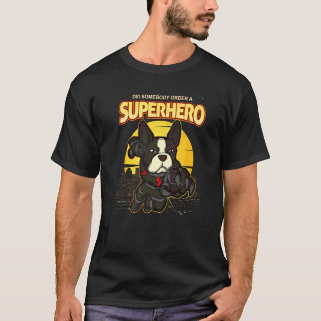 Boston Terrier Hunderasse  172 T-Shirt (Vorderseite)