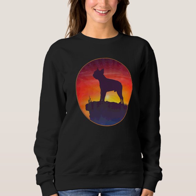 Boston Terrier Hunderasse  23 Sweatshirt (Vorderseite)