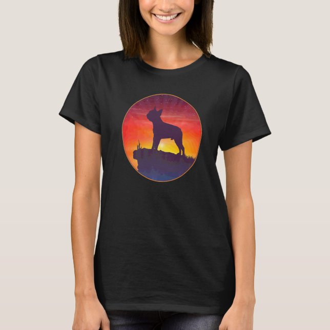 Boston Terrier-Hunderasse  23 T-Shirt (Vorderseite)