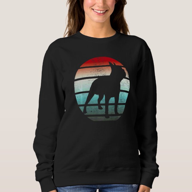 Boston Terrier Hunderasse  44 Sweatshirt (Vorderseite)