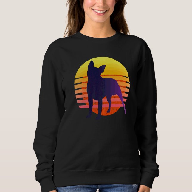 Boston Terrier Hunderasse  45 Sweatshirt (Vorderseite)