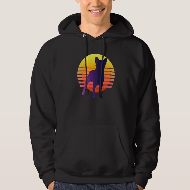 Boston Terrier Hunderasse  49 Hoodie (Vorderseite)
