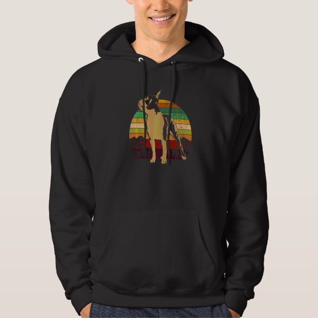 Boston Terrier Hunderasse  52 Hoodie (Vorderseite)
