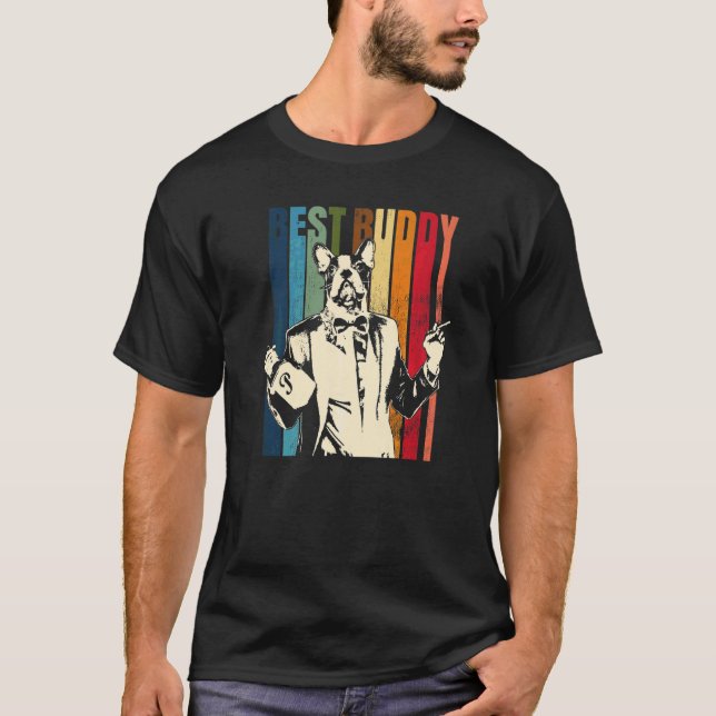 Boston Terrier Hunderasse  82 T-Shirt (Vorderseite)