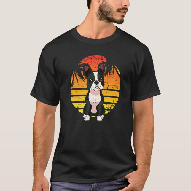Boston Terrier Hunderasse  88 T-Shirt (Vorderseite)