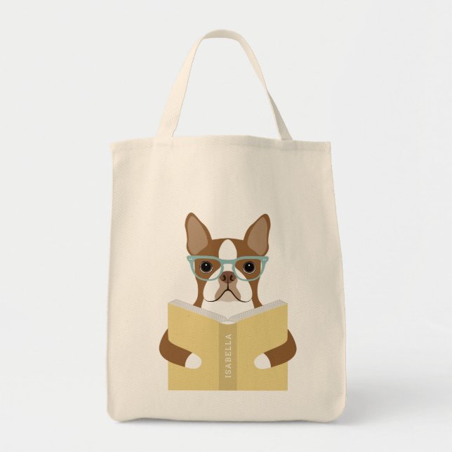Boston Terrier Hundetüten Tragetasche (Vorne)