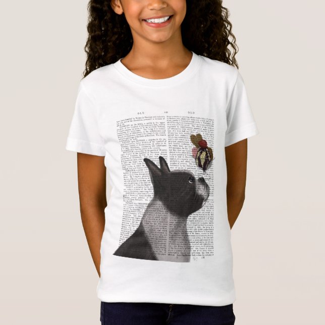 Boston Terrier Ice Cream T-Shirt (Vorderseite)