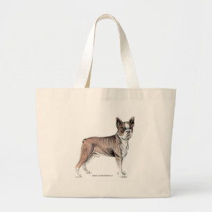 Boston Terrier Jumbo Stoffbeutel