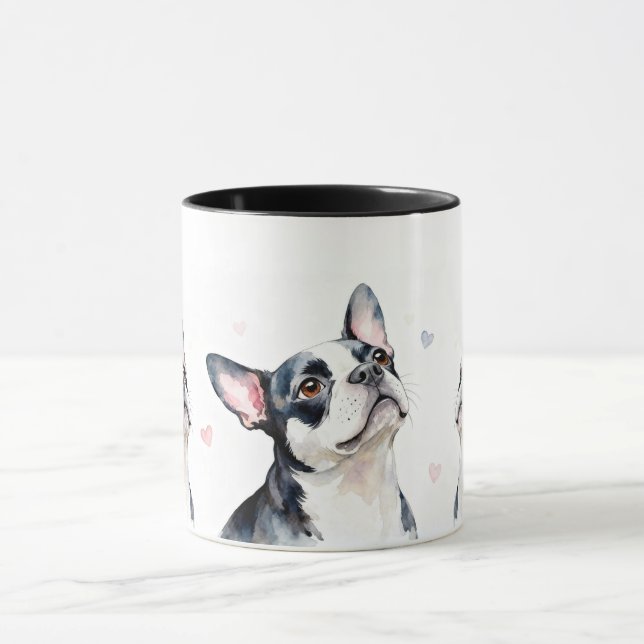 Boston Terrier Kaffee oder Tee Tasse (Zentrum)