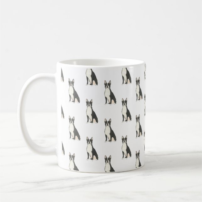 Boston Terrier Kaffeetasse (Links)