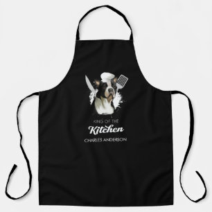 Boston Terrier King of the Kitchen Cooking Dog Schürze