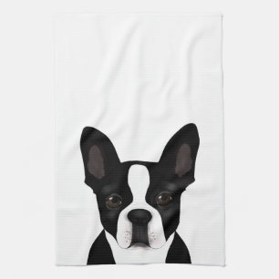 Boston Terrier Kitchtuch Geschirrtuch