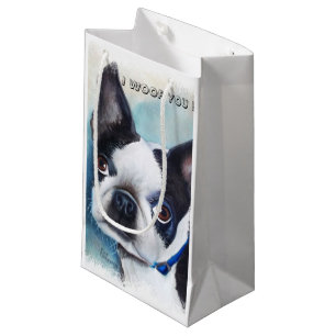 BOSTON TERRIER KLEINE GESCHENKTÜTE