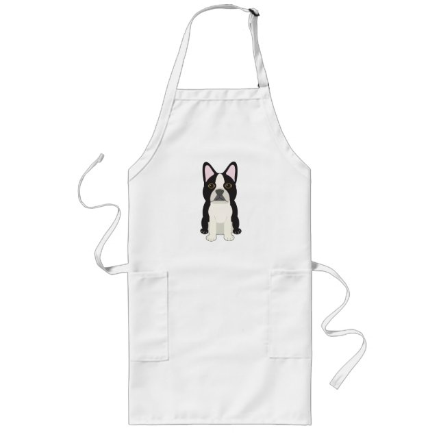 Boston Terrier Lange Schürze (Vorne)
