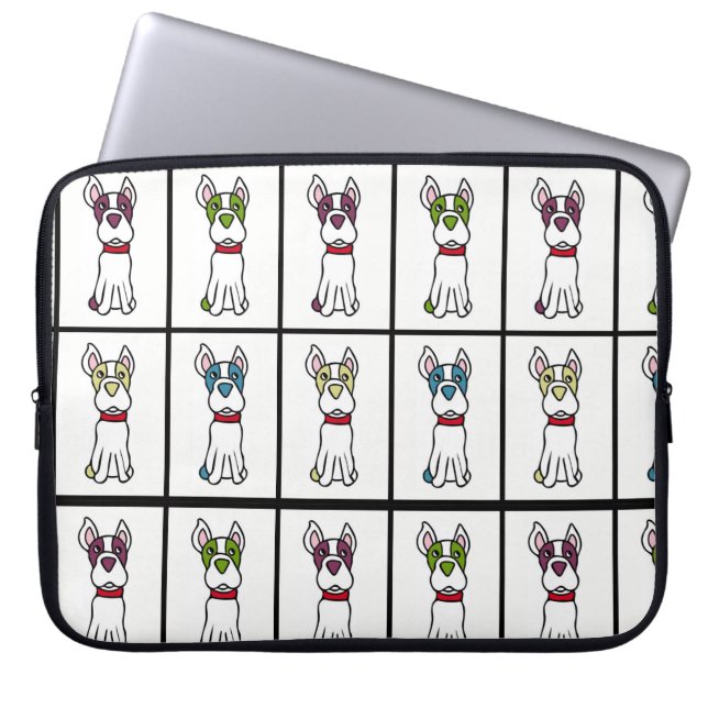 Boston Terrier Laptop Sleeve (Vorderseite)