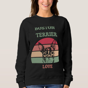 Boston Terrier Liebe 160 Sweatshirt