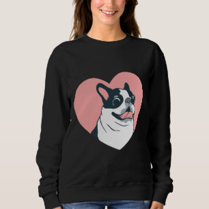 Boston Terrier Liebe 168 Sweatshirt