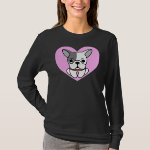 Boston Terrier Liebe Herz T-Shirt