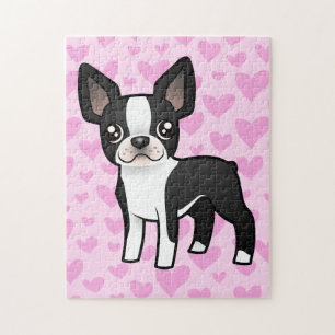 Boston-Terrier-Liebe Puzzle