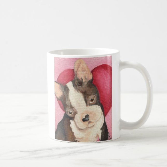 Boston-Terrier-Liebe Tasse (Rechts)