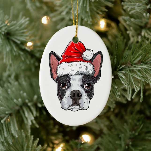 Boston Terrier Lover Ornament | Christmas Tree Déc (Baum)