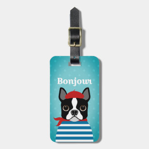 Boston Terrier Luggage Tags Gepäckanhänger