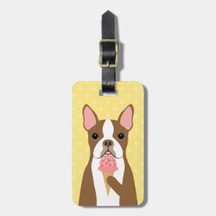 Boston Terrier Luggage Tags Gepäckanhänger