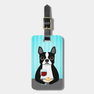 Boston Terrier Luggage Tags Gepäckanhänger