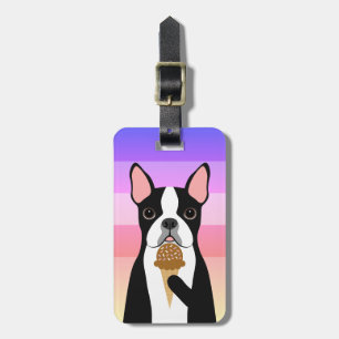 Boston Terrier Luggage Tags Gepäckanhänger