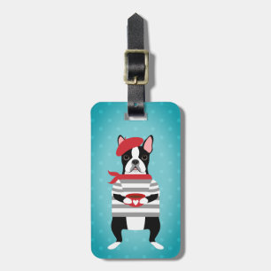 Boston Terrier Luggage Tags Gepäckanhänger