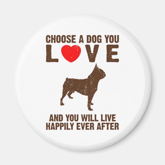 Boston Terrier Magnet (Vorne)