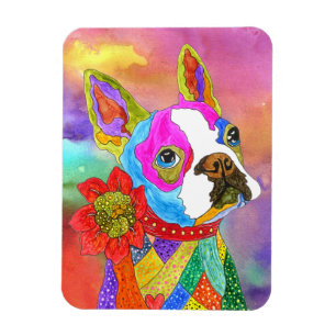 Boston Terrier Magnet 3"x4