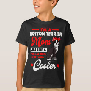 Boston-Terrier-Mama American Gentleman Hund Mutter T-Shirt