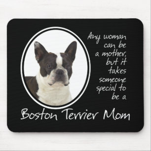 Boston-Terrier-Mama Mousepad