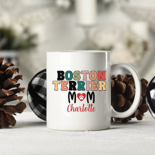Boston Terrier Mama Name Kaffeetasse